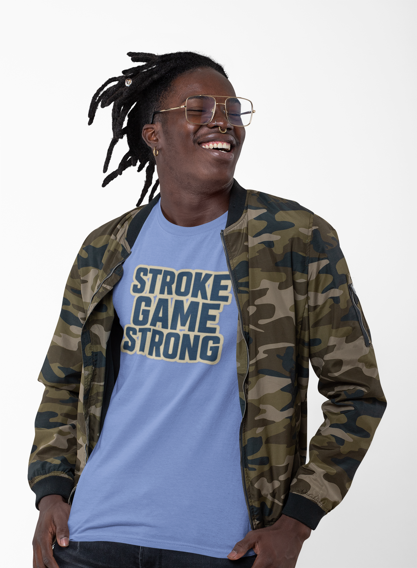 "Stroke Game Strong" Tee