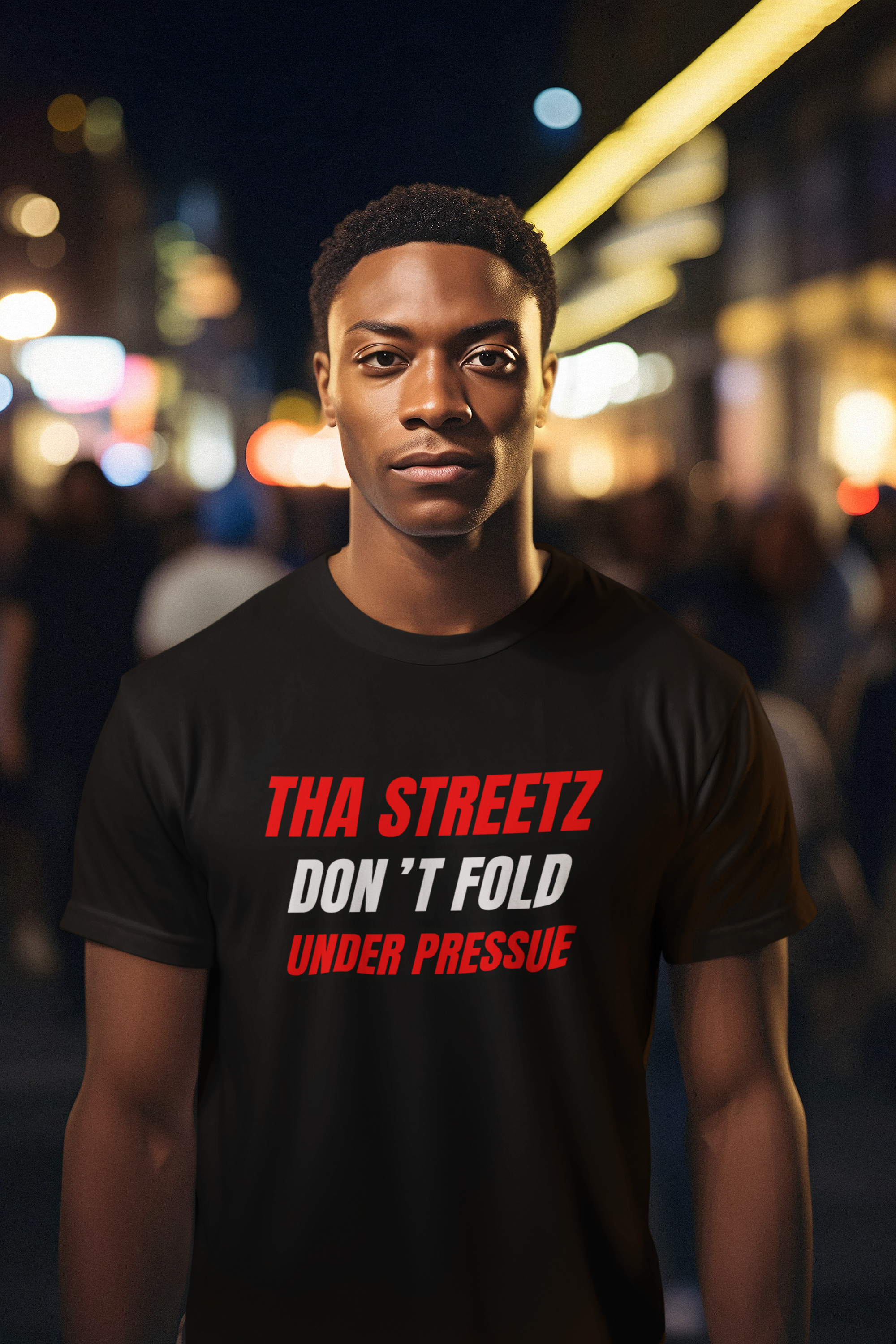 Tha Streetz Don’t Fold Under Pressure™ Tee